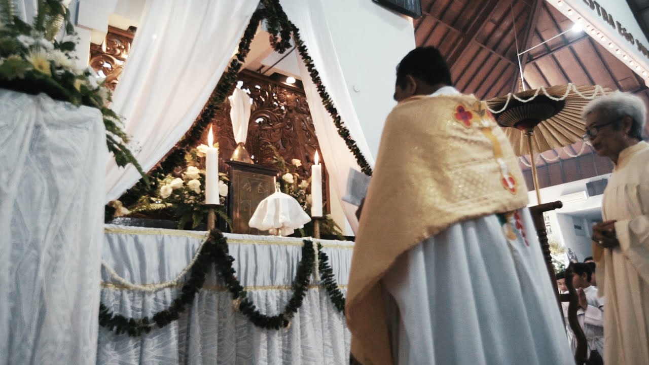 EKARISTI KAMIS PUTIH 2019 DI GEREJA PAROKI HKTY PUGERAN YOGYAKARTA