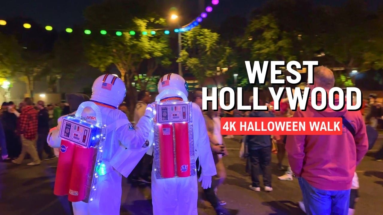 WEST HOLLYWOOD 🎃 Halloween Parade 👻 Walk 4K 2024