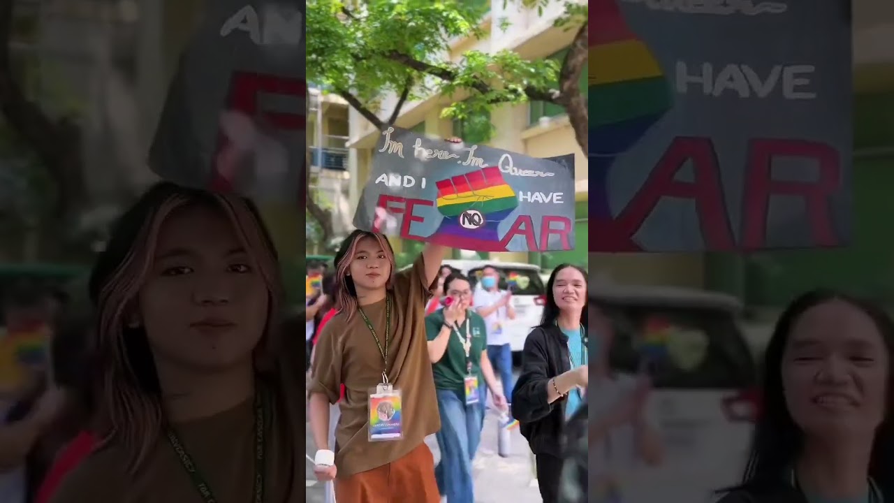 Celebrating #pridemonth in FEU Manila
