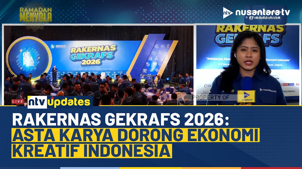 GEKRAFS Gelar Rakernas 2026 untuk Menyusun Program Ekonomi Kreatif Nasional | NTV UPDATES