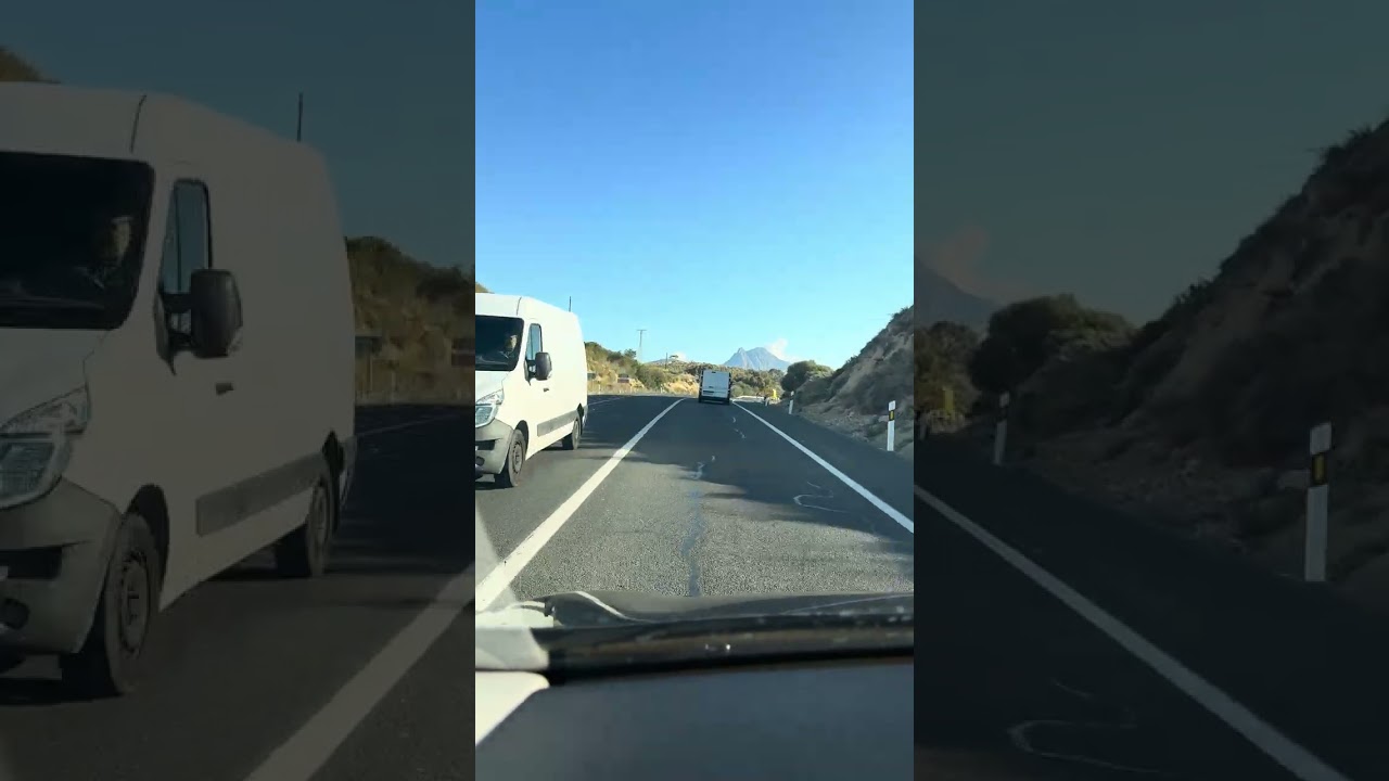 Carretera nacional Campello a Benidorm ven haber que bella#campelloturismo #benidorm2025 #carreta 