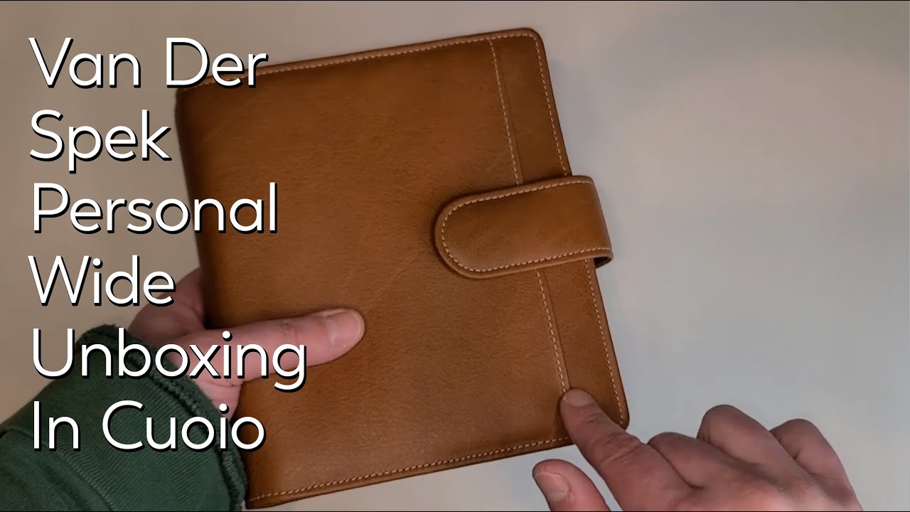 VDS Van Der Spek Personal Wide Unboxing - 6208 Cuoio with Poussiere Stitching