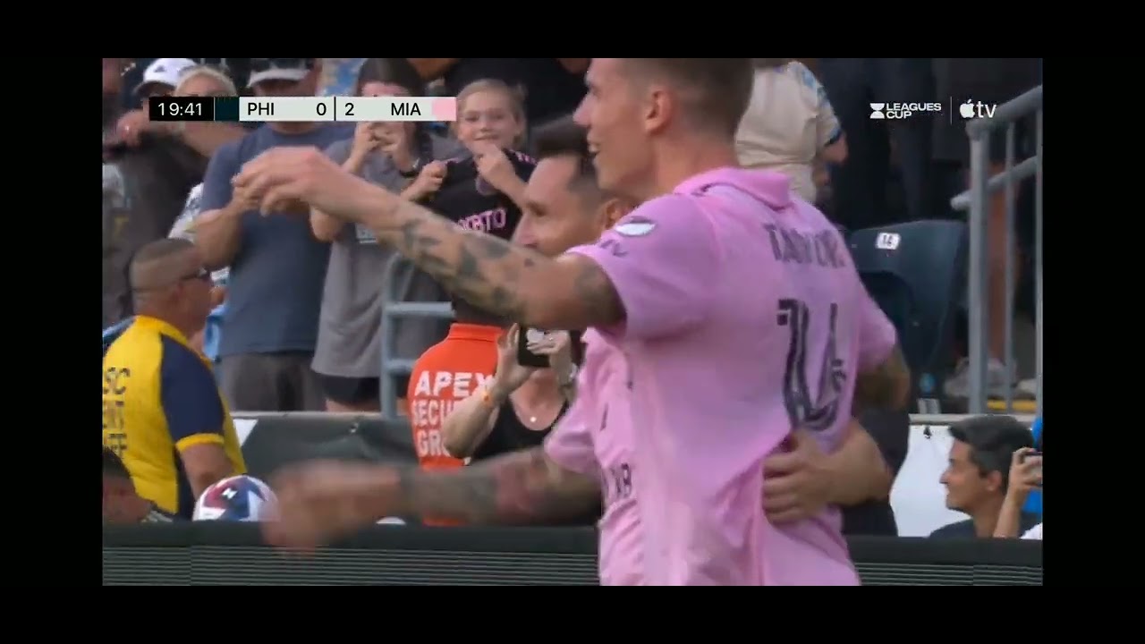 Messi goal vs Philadelphia | league Cup | Messi |