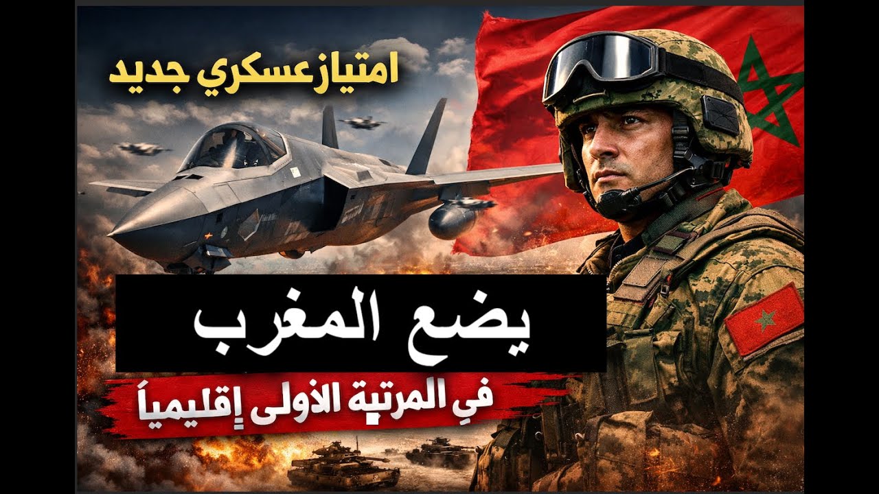 امتياز عسكري جديد يضع المغرب في المرتبة الأولى إقليميًا