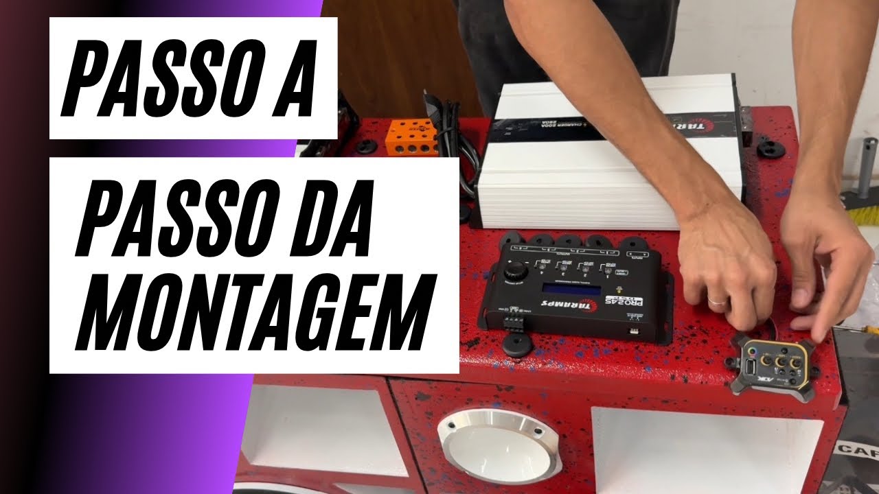 COMO MONTAR SEU PAINEL DE MÓDULOS EM CASA - SOM GRAVÃO 3 VIAS HP1950