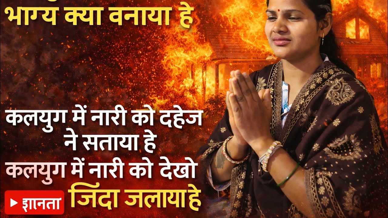  कलयुग में नारी का दर्द | जिंदा जलाई जाती है नारी | भावुक कविता | Voice ज्ञानता