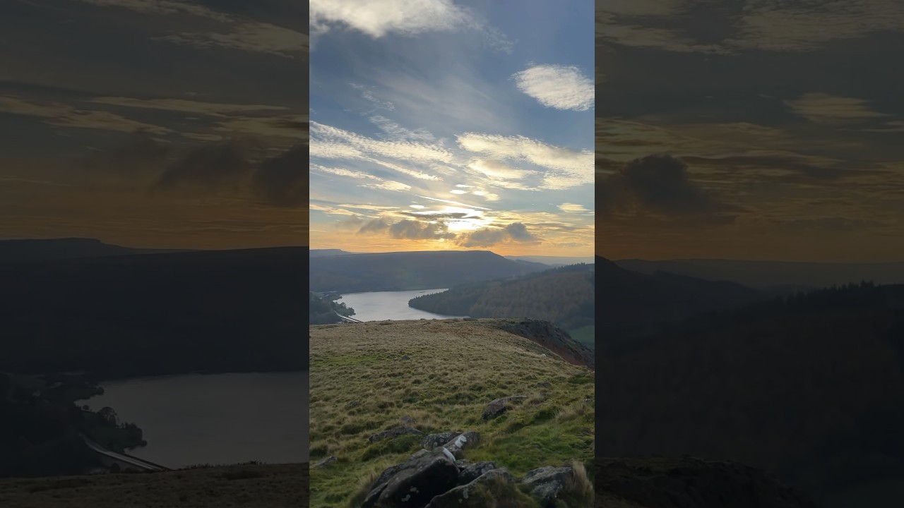 Epic Sunrise Spot in the Peak District (Crook Hill) #explore #adventure #peakdistrict #sunrise #fyp