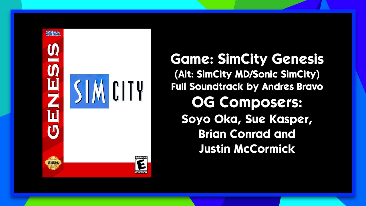 SimCity Genesis/Mega Drive - (Unofficial) Soundtrack