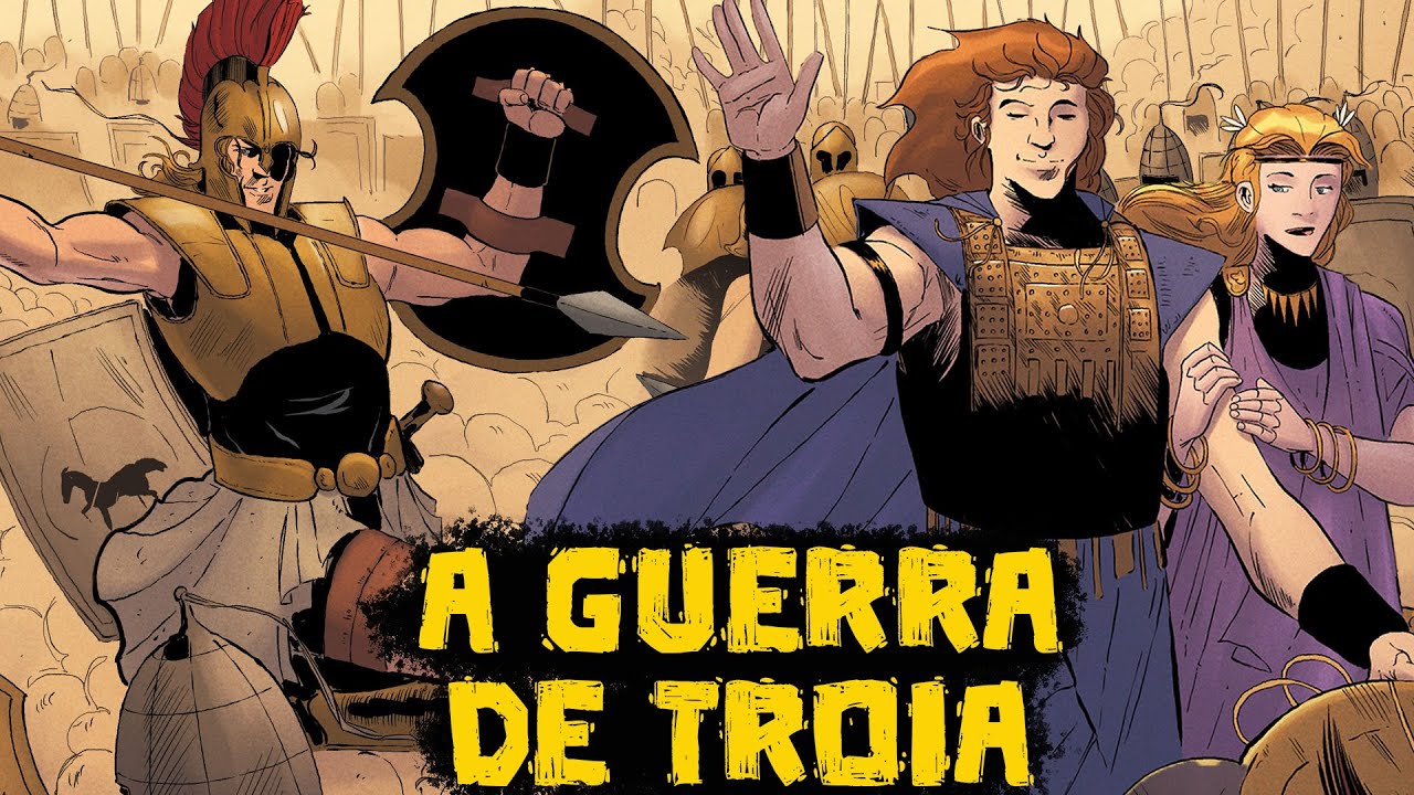 A Saga da Guerra de Troia - 1ª Temporada Completa - Mitologia Grega em Quadrinhos -Foca na História