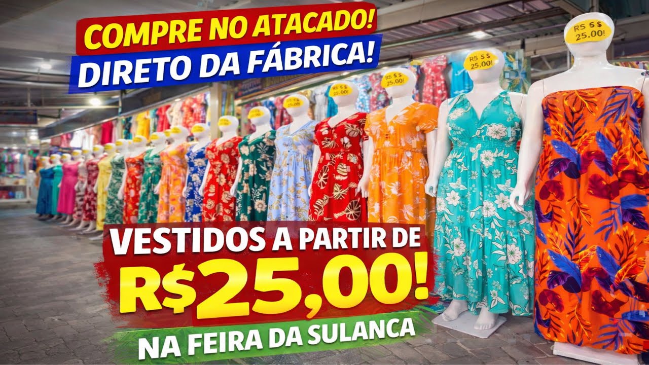 FEIRA DA SULANCA DE CARUARU,VESTIDOS A PARTIR DE 25,00 O MELHOR ACHADO DO ANO!!!