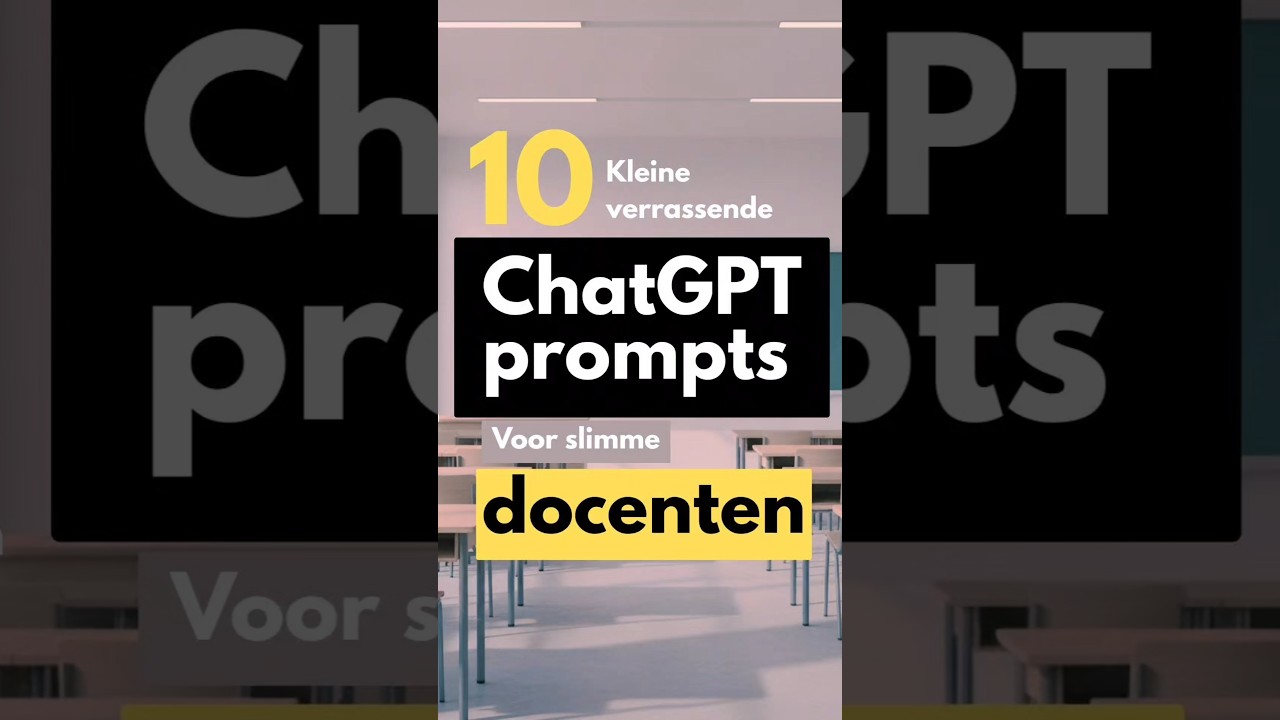 10 ChatGPT prompts voor docenten in het onderwijs
