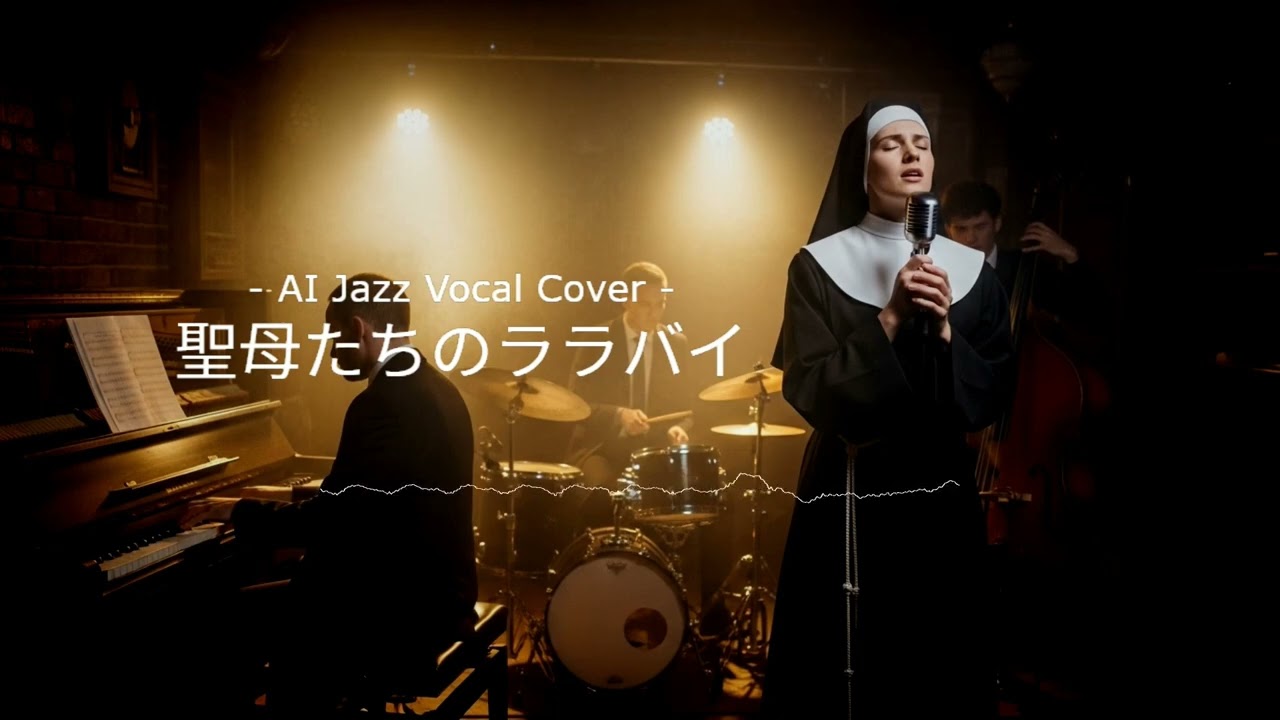 [AI Jazz Vocal Cover] 聖母たちのララバイ - Adult Jazz Arrange
