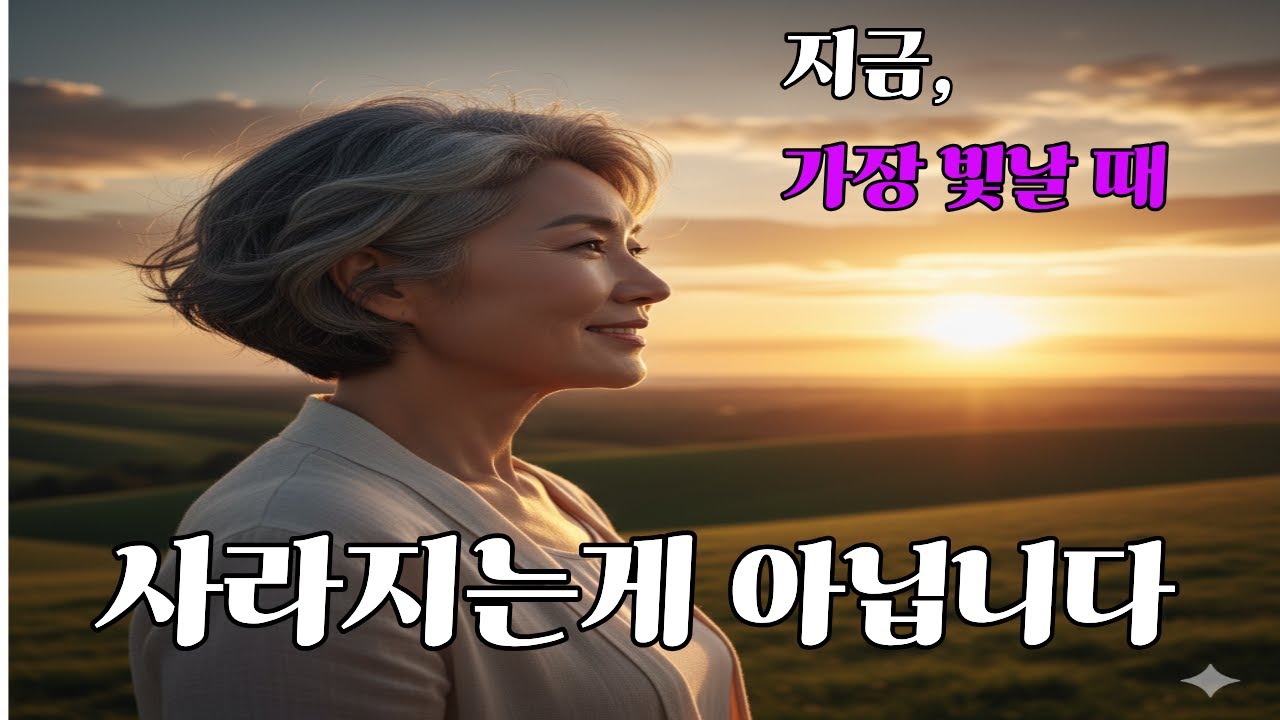 사라지는 게 아니라, 가장 빛나고 있을 뿐입니다 (인생 후반전이 서글픈 당신에게)[공감부록]
