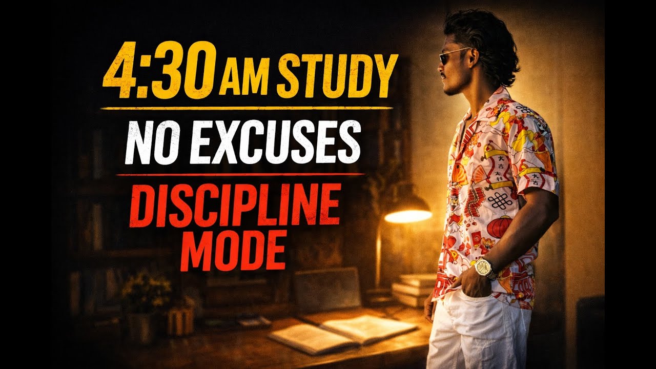 🔴 2-Hour Focus Study Live | 4:30–6:30 AM | Calm & Productive