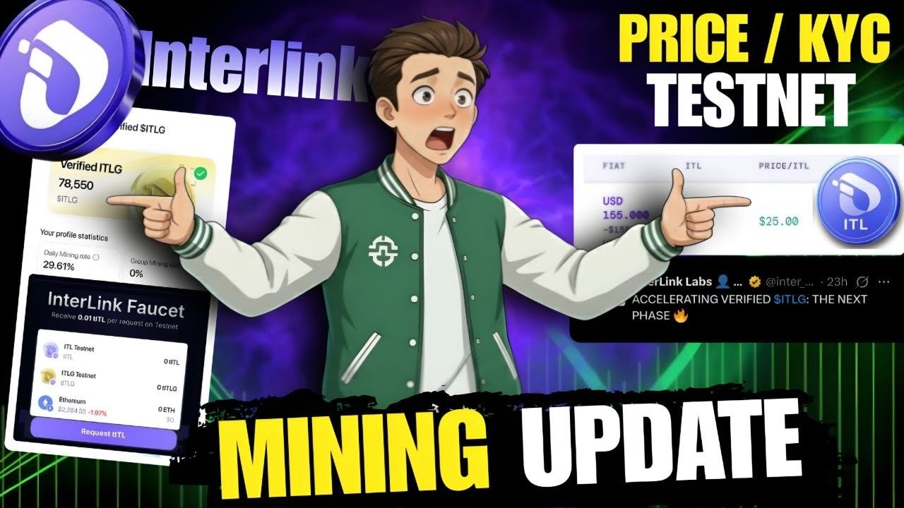 Interlink Network New Update | Interlink Testnet Faucet Claim | Interlink Kyc | Interlink $ITL Price