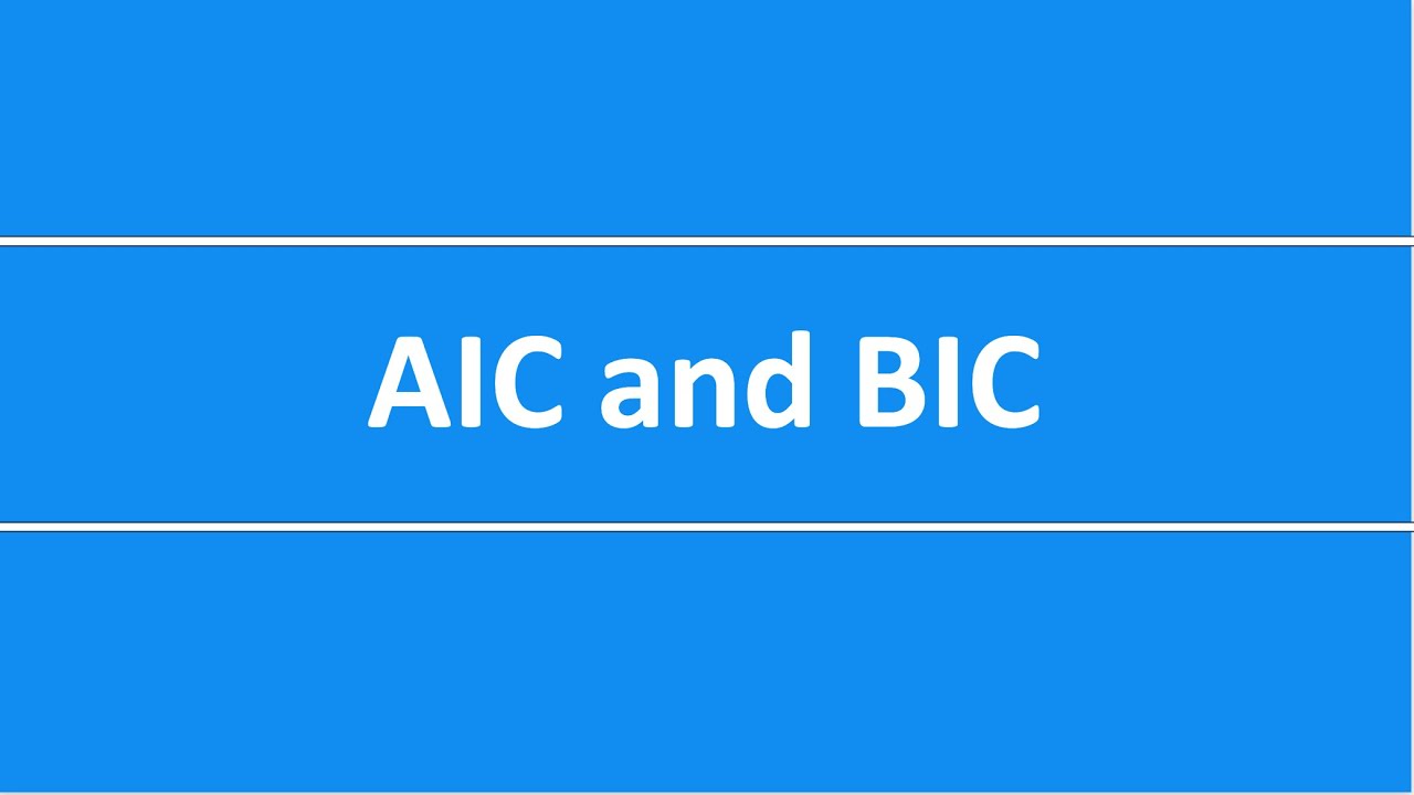 AIC and BIC in Multiple Regression, Quantitative Methods- CFA Level 2