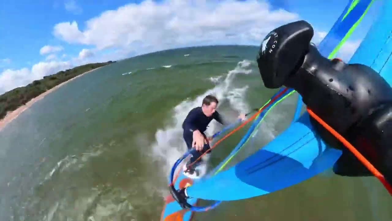 Windsurfing Scottish summer Banzai Pro mega sesh