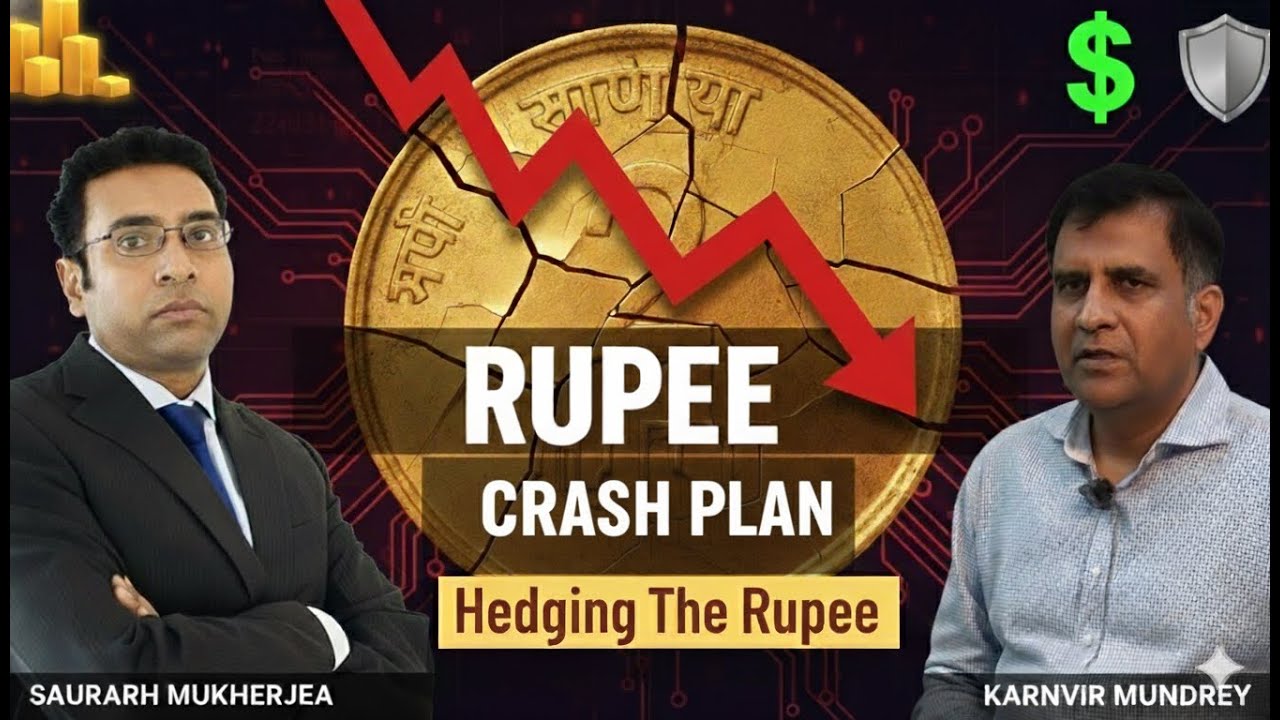 Prepare for a currency collapse! Strategies of USD and Gold to Hedge INR. With Saurabh Mukherjea Pt1