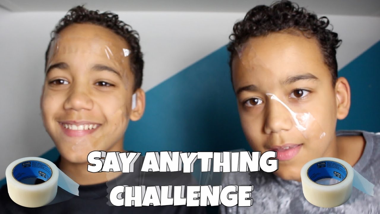 SAY ANYTHING CHALLENGE! | Twintube