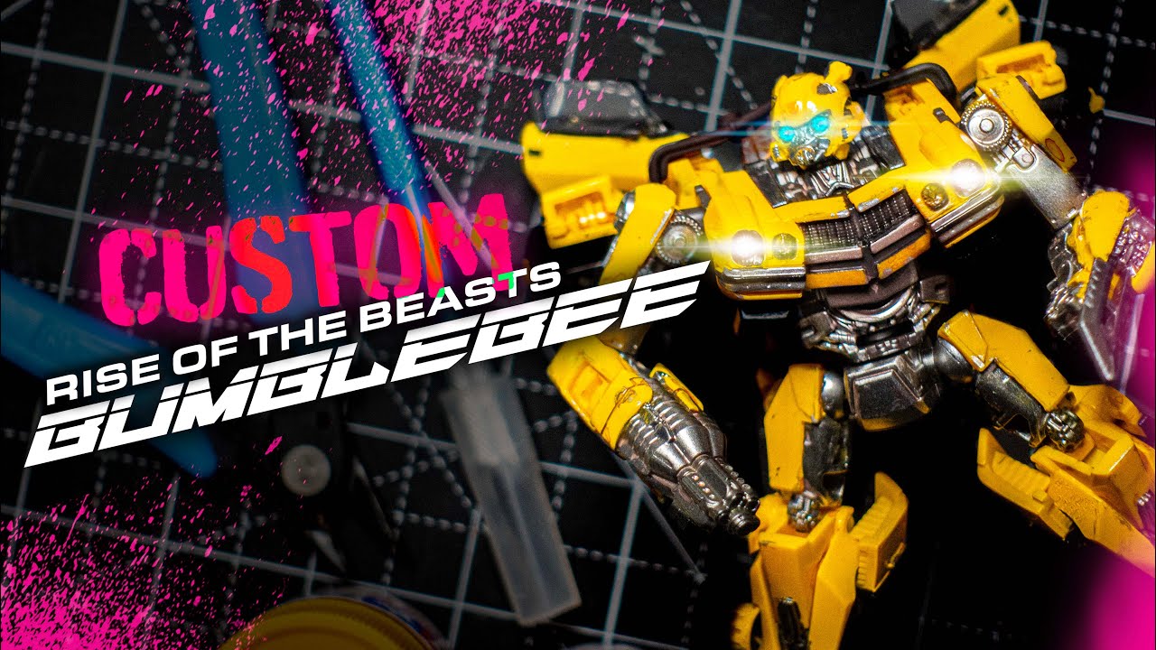 Transformers Rise of the Beasts Bumblebee | CUSTOM & Review | 4K Full Build