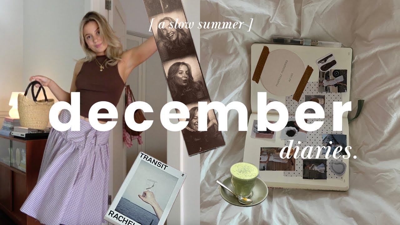 slow december | closet cleanout, handmade gifts & christmas in the summertime 🌟 VLOG