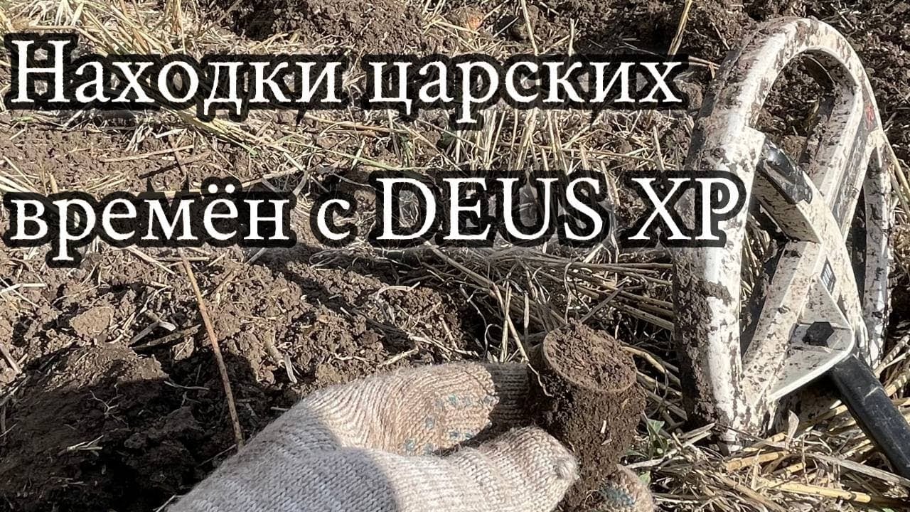 Он вам не DEUS II))) Копаем в поле после трактора с XP Deus. 4К видео.