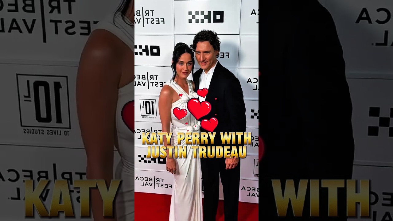 Katy Perry & Justin Trudeau's Red Carpet Debut ❤️#katyperry #justintrudeau