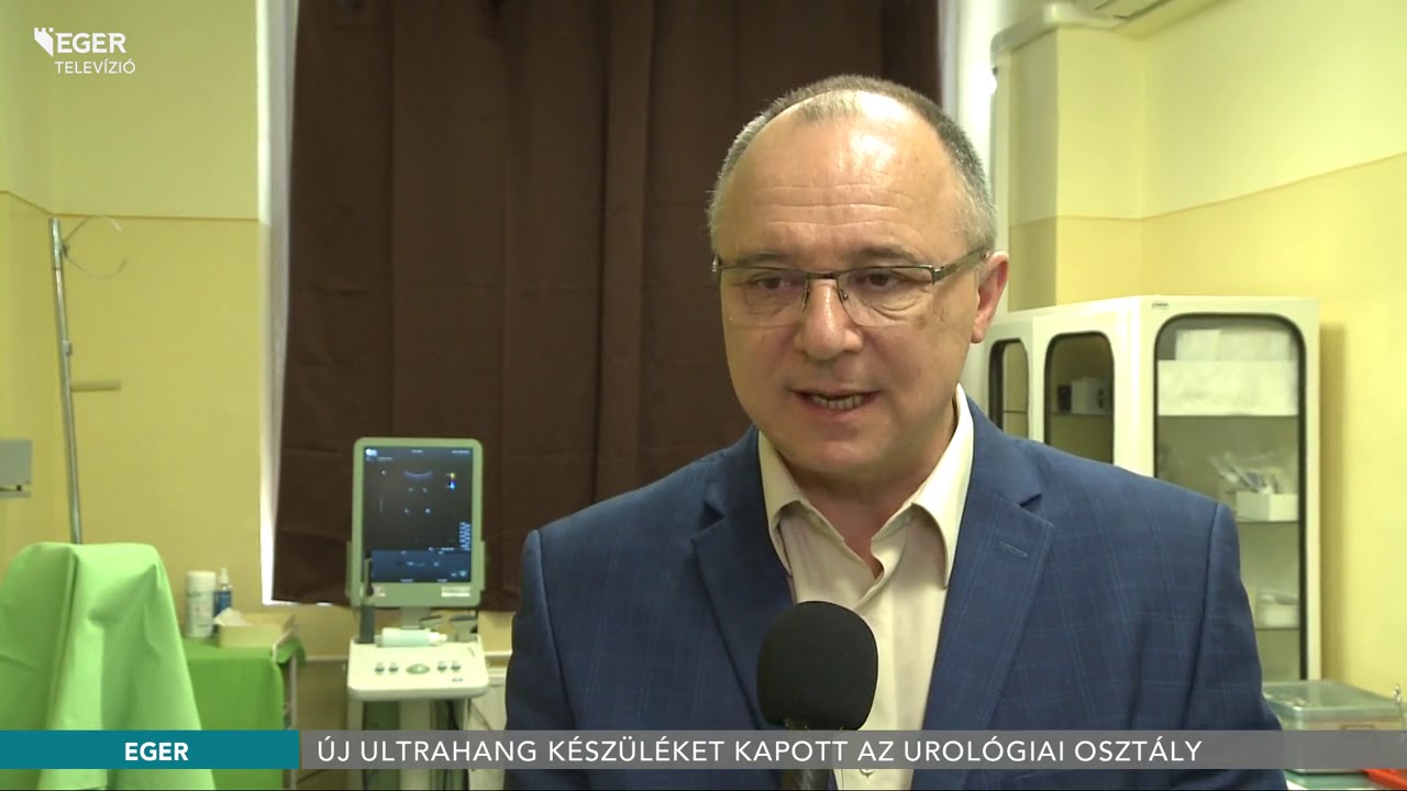 Új ultrahang készüléket kapott az urológiai osztály - 2018.03.27.