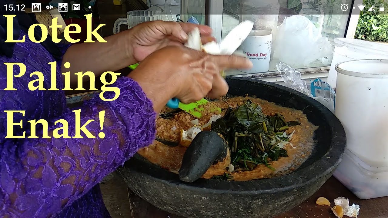 Lotek Bandung Paling enak RM Sukasari Punclut Bandung ( Sundanese Peanut Salad In Bandung)