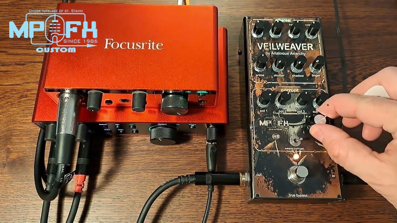Veilweaver Sensitive Touch of two concepts Analog and Digital All Sources Preamp by MP Custom FX​​