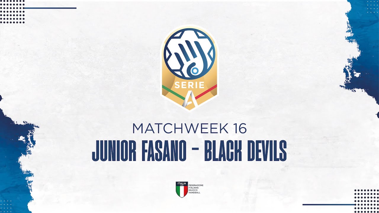Serie A Gold [16^] | JUNIOR FASANO - BLACK DEVILS