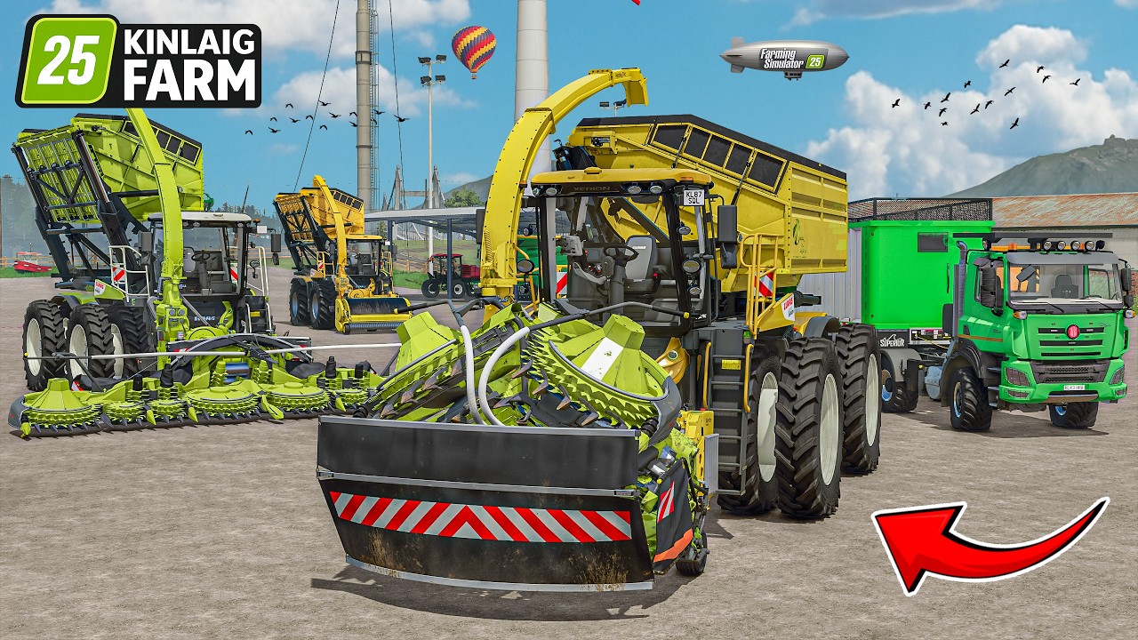 Heavy Harvesting Power! Big Machines in Action | Farming Simulator 25