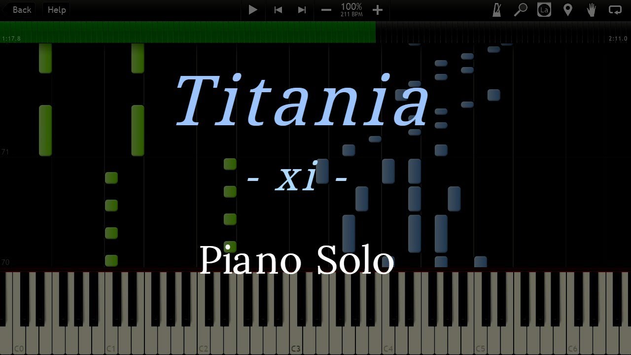 【オンゲキ】Titania ピアノソロアレンジ