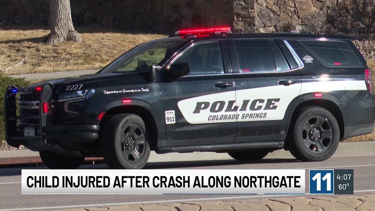 Child on scooter hospitalized after being hit by car in north Colorado Springs