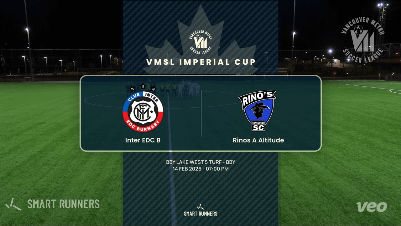 VMSL Imperial Cup 25/26 - Inter EDC B vs Rinos A Altitude - Highlights -14 Feb, 2026