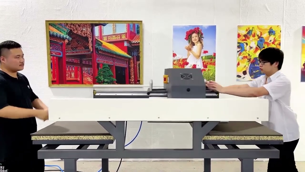 How to Use Industrial Automatic Double Station Heat Press