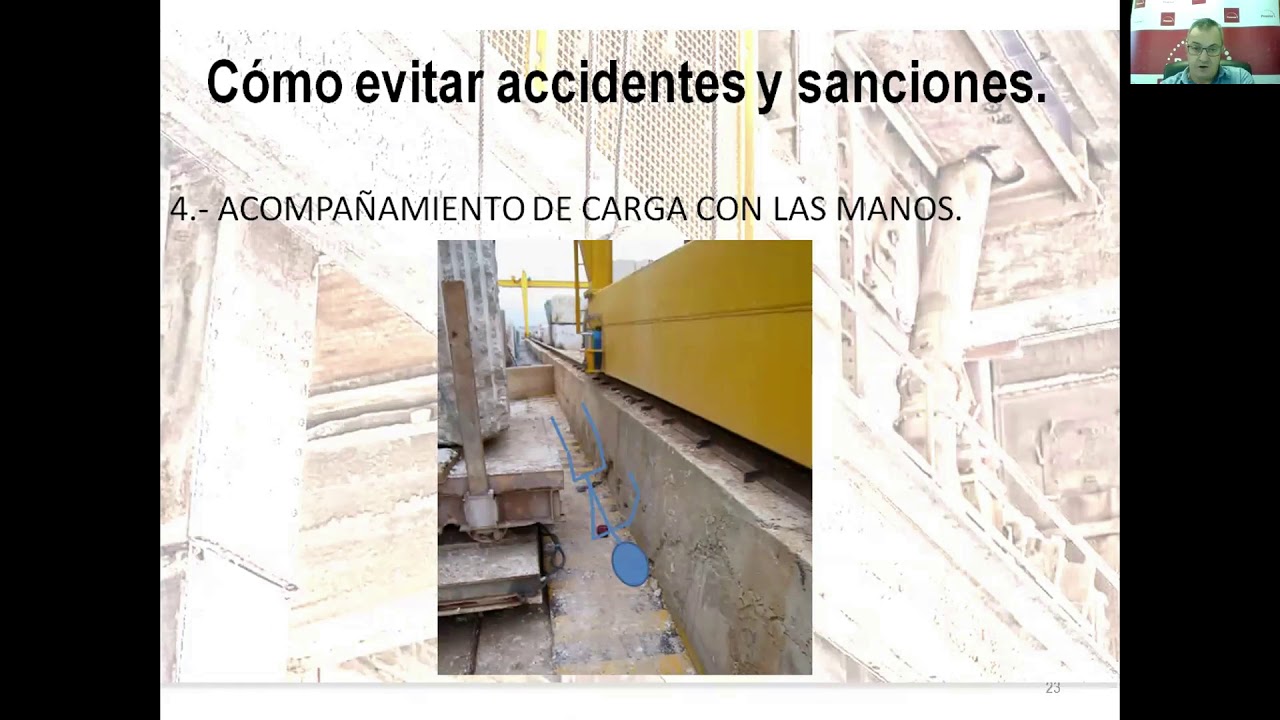 Puente grúa en la empresa. Cómo evitar accidentes y sanciones.