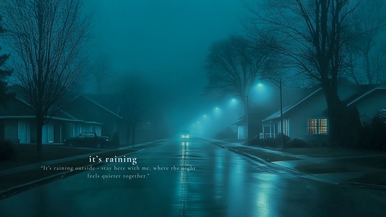 it's raining, stay here with me | dark ambient