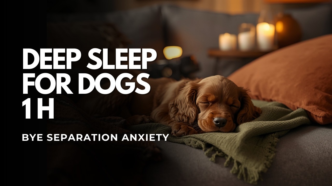Cocker Spaniel Separation Anxiety Relief 🐶 Cozy Fireplace & Sleep Music [432Hz]