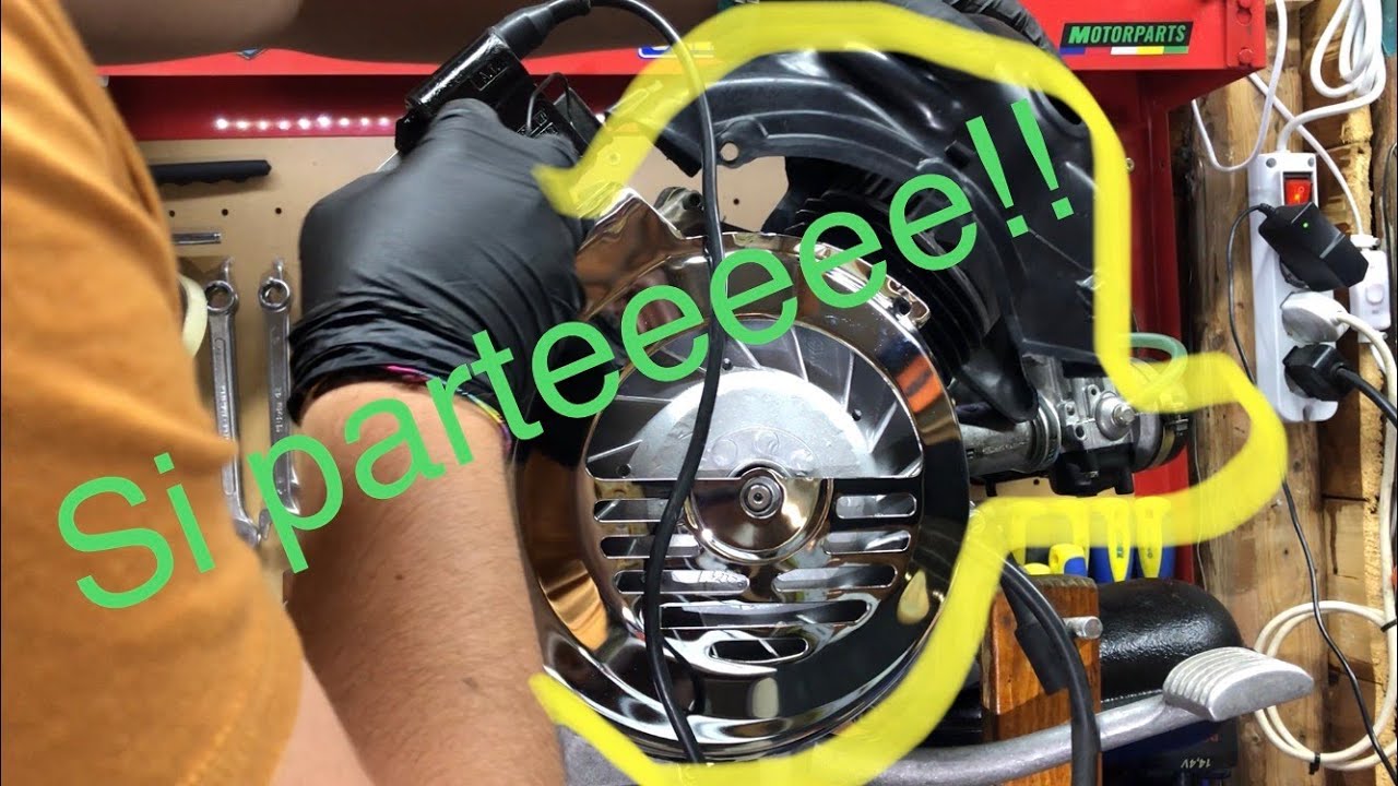 Restauro Vespa Pk 50 Ep.13 Prima accensione 102 Polini