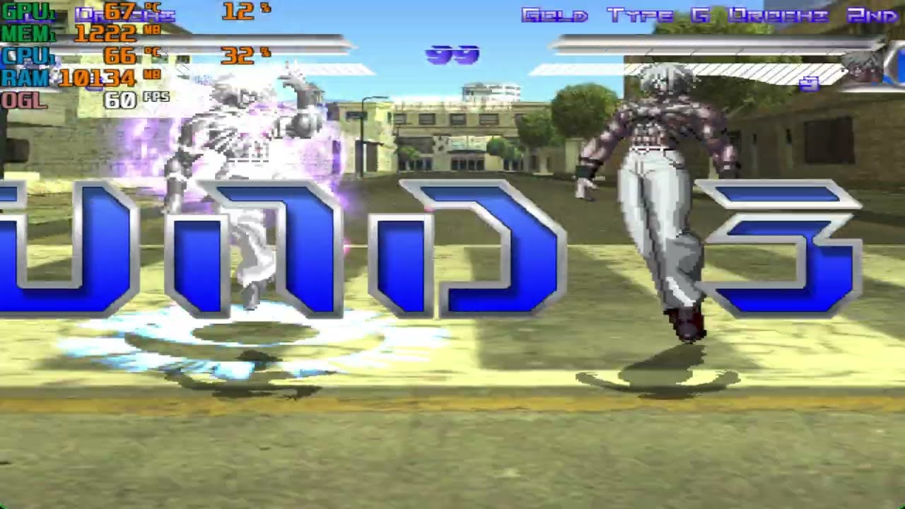 mugen 1.1 mercury god orochi boss mode vs gold type g orochi 2nd 7p