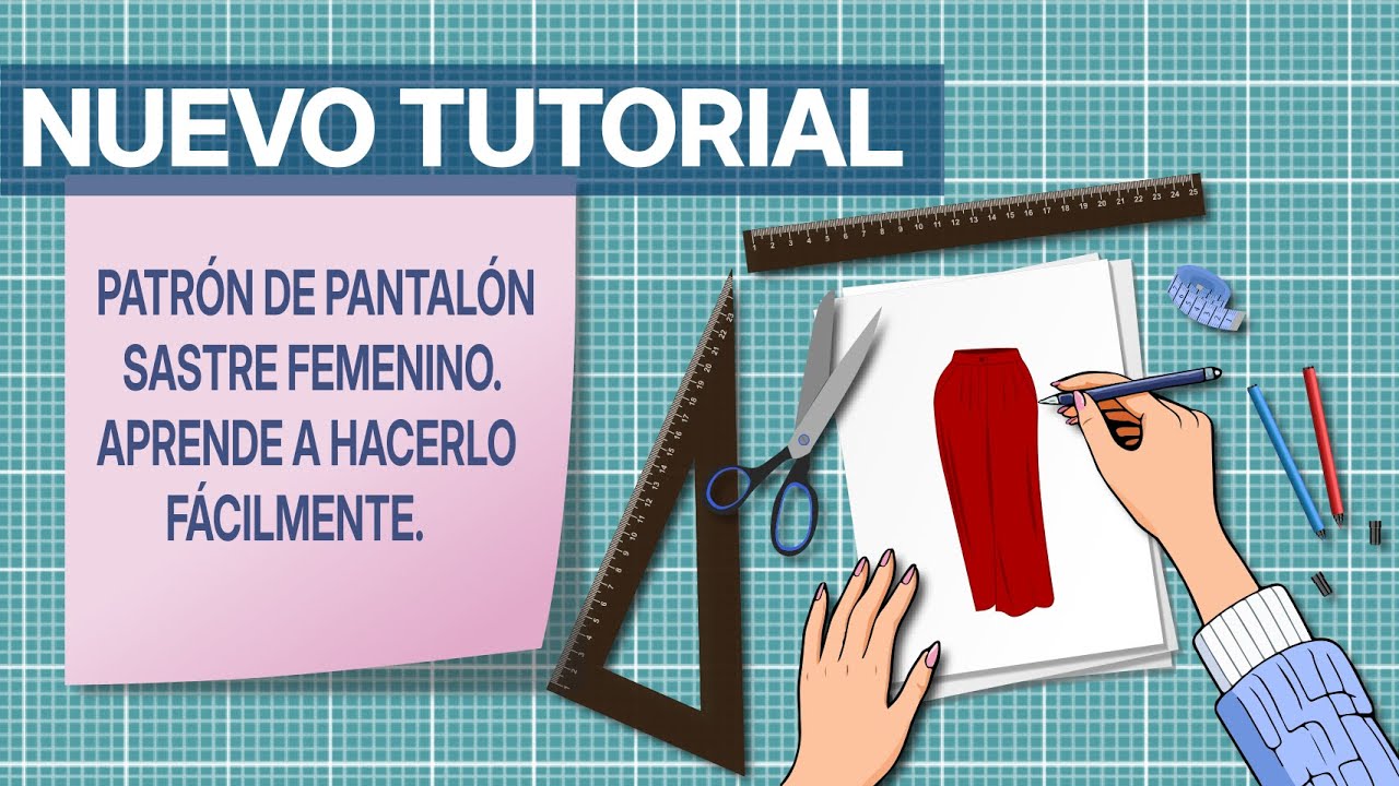 ✅ Parte 1 Cómo Hacer un Pantalón Tipo Sastre Femenino - Con Prenses y Bolsillos Laterales.