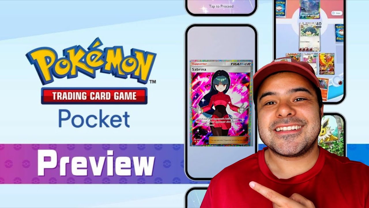 Pokemon TCG Pocket Early Access First Look!! | WE PULLED THE SABRINA!!