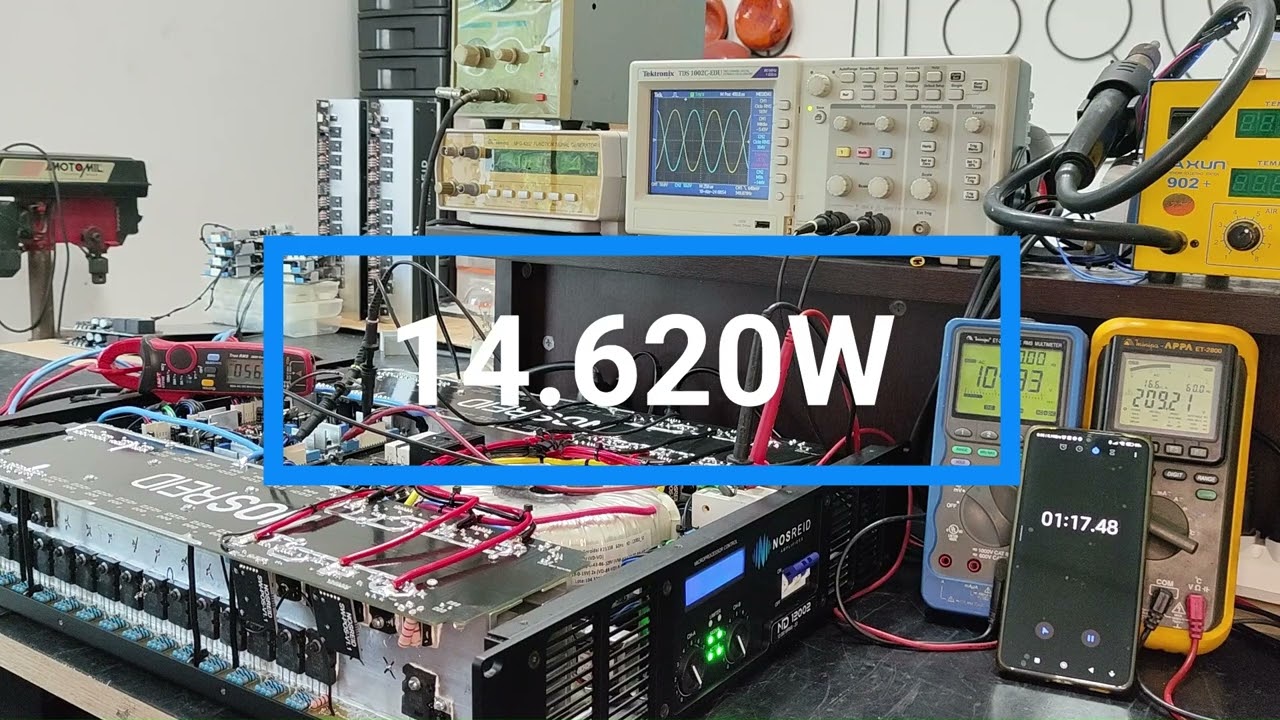 AMPLIFICADOR: NOSREID ND12002 (AFERIÇÃO DE POTÊNCIA)