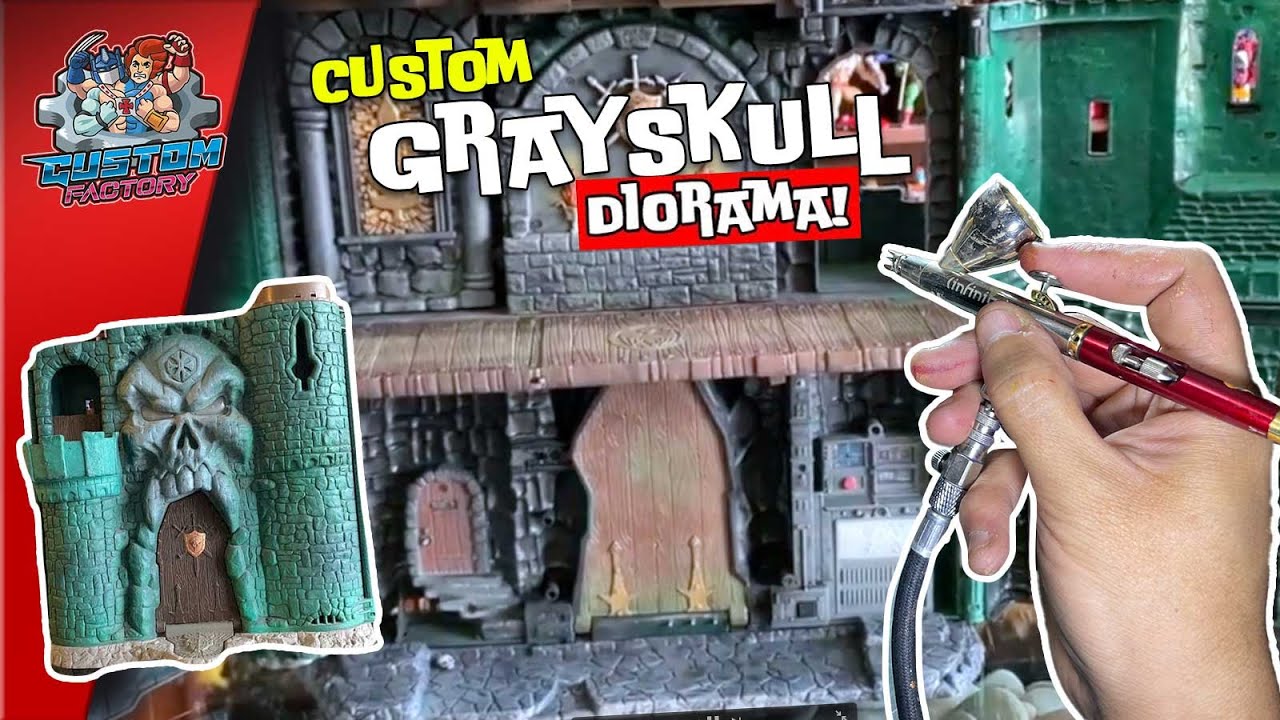 Custom Castillo Grayskull 20xx, motu , repaint, diy - RE SUBIDO EP 85