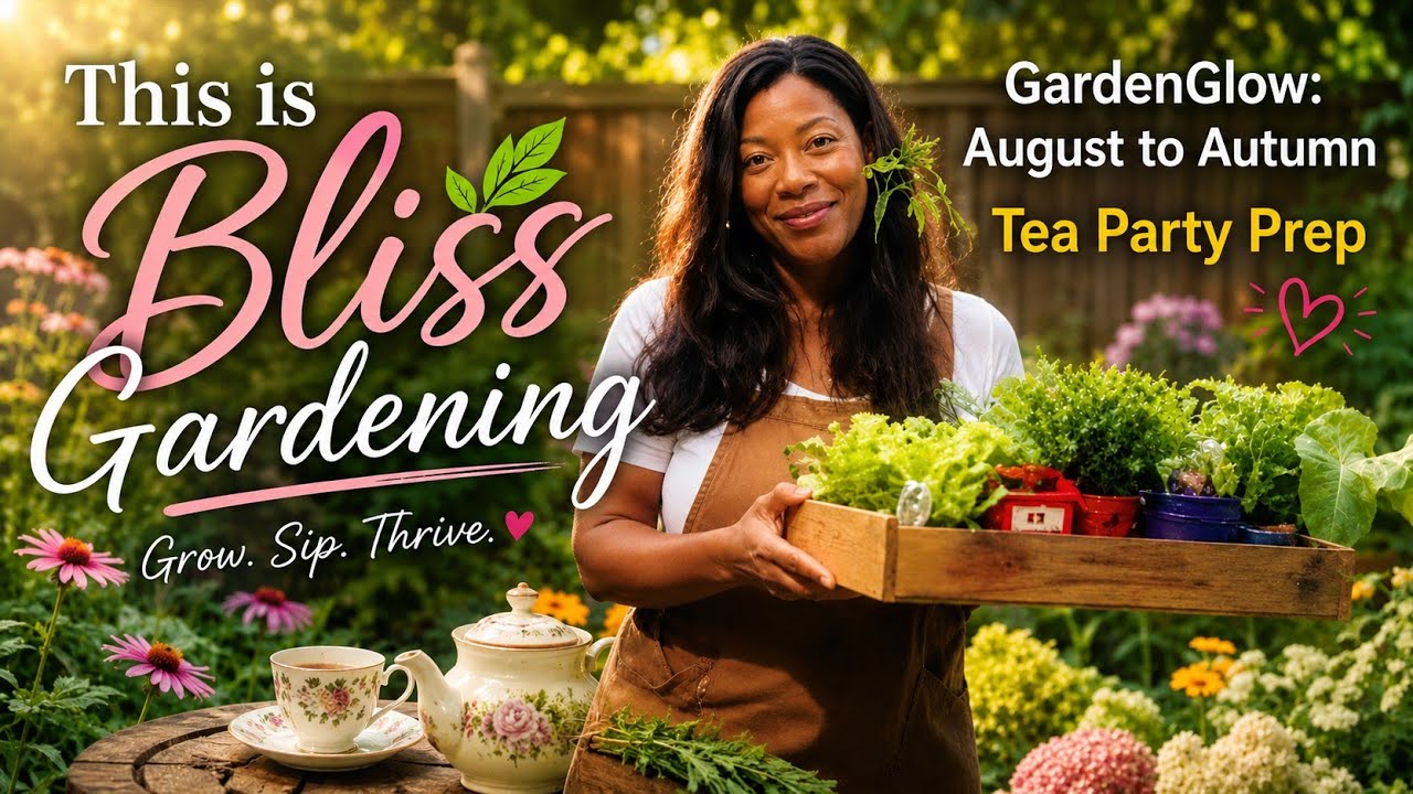 End of August Garden Update: Transitioning to Fall + Tea Party Prep