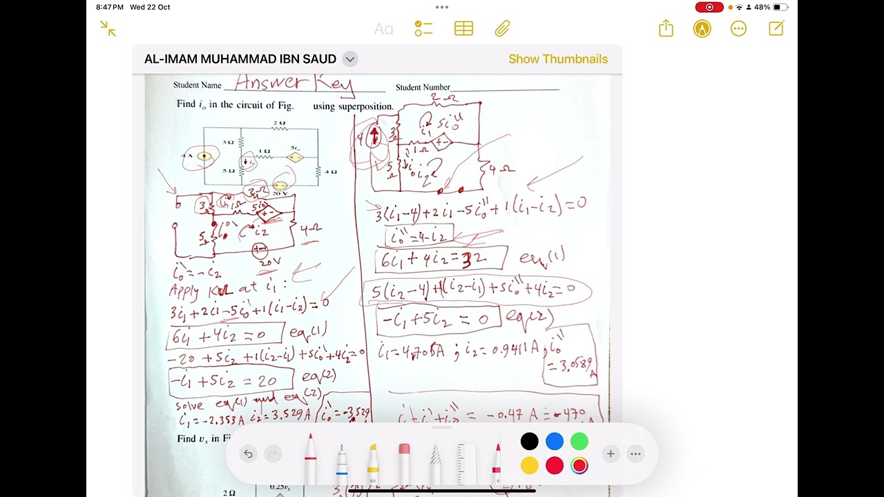 Ch5 review problems sources transformation and superposition 
