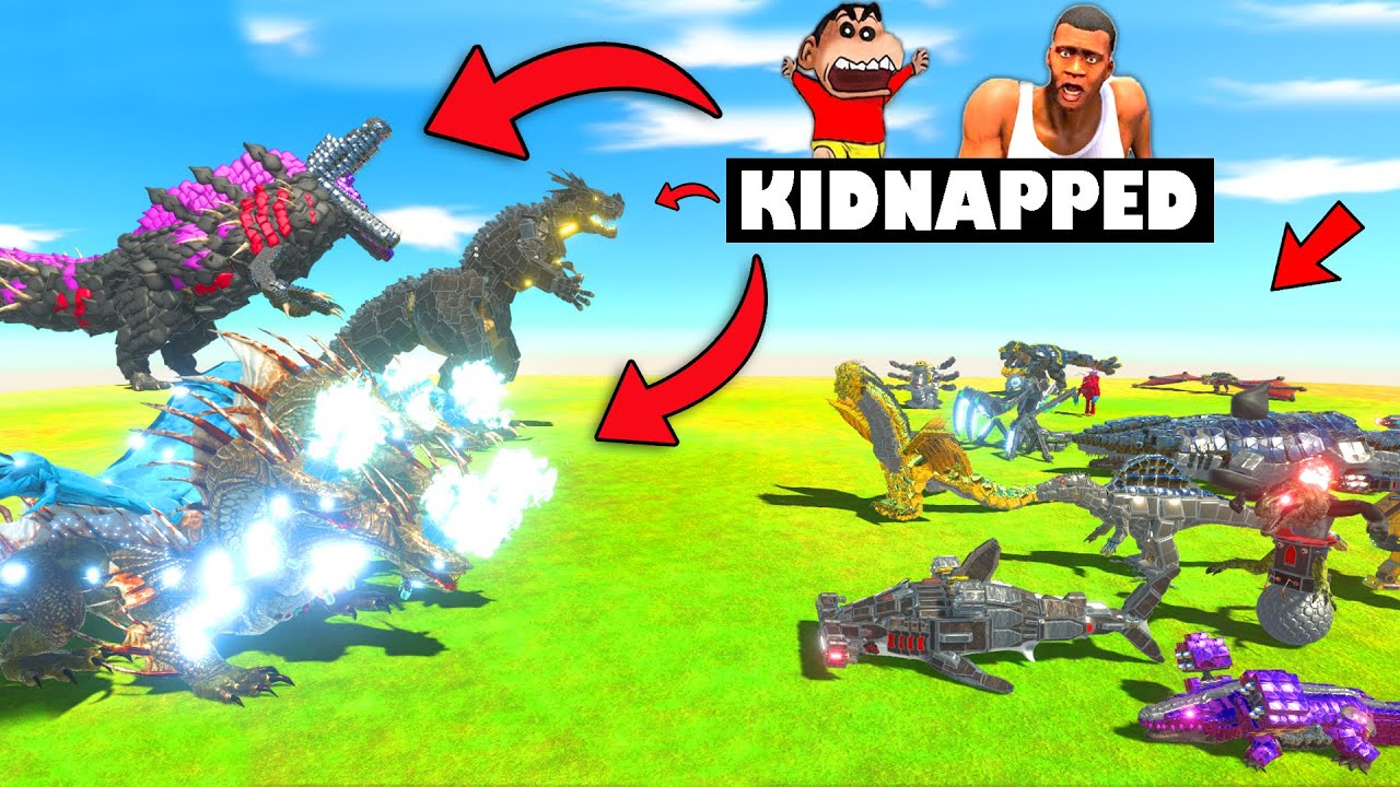 THOR HYDRA TAKES REVENGE from FIREGOD with SHINCHAN CHOP and AMAAN-T in ANIMAL REVOLT BATTLE SIM