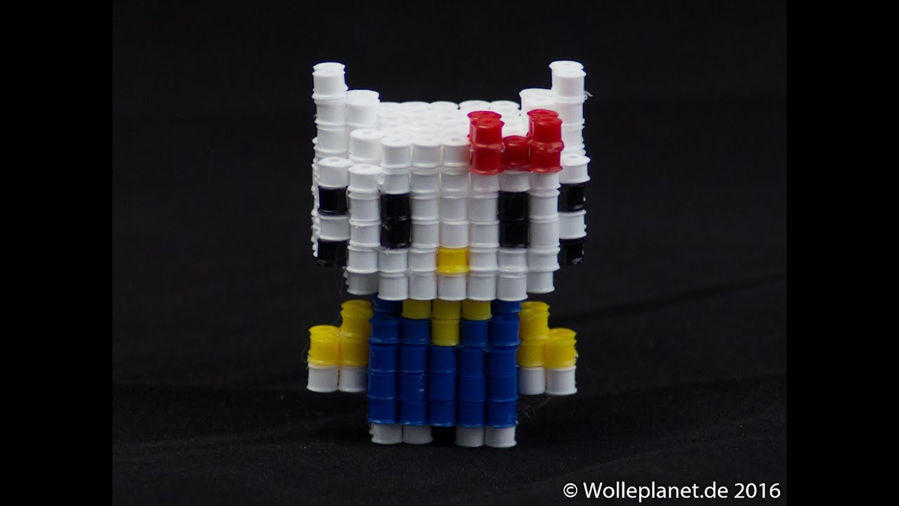 Perler Bead 3D Hello Kitty