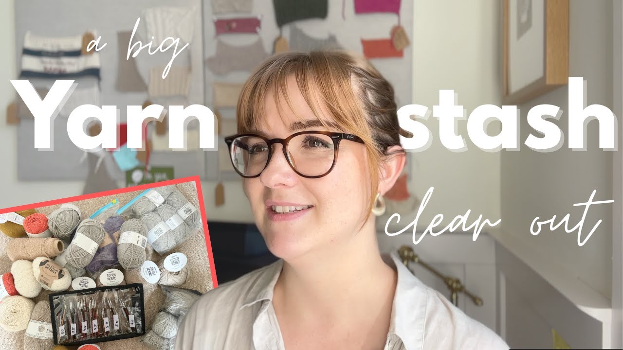 Vlog 014: Decluttering my Yarn Stash + FOs, Current WIPs and Life Update
